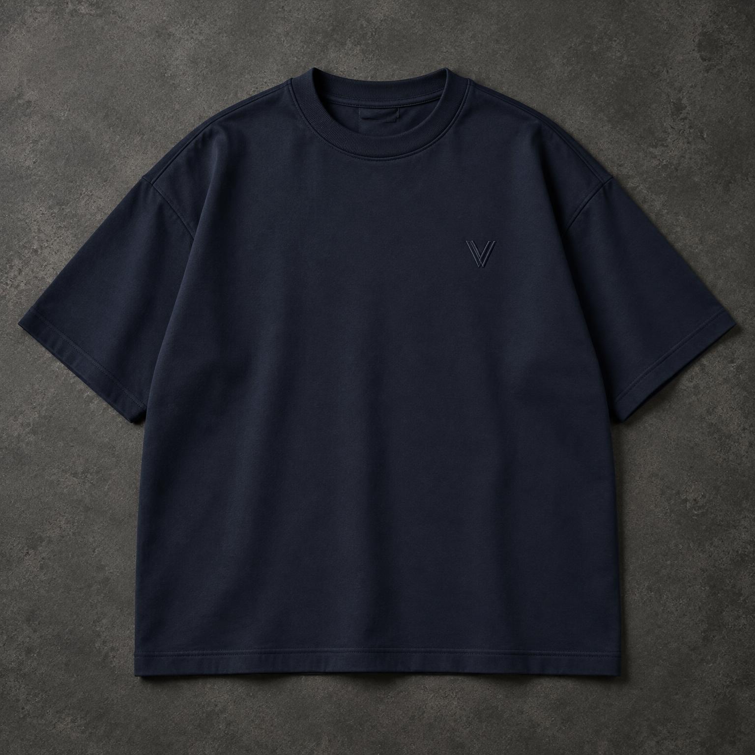 Midnight VALOIR heavyweight shirt material study